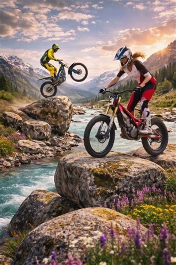 This Trial Bike Skill is INSANE #trialsbike #extremesports