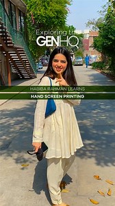 1.2K reactions · 50 shares | The Art of Print Making: Hand-screen Printing Exploring The GEN HQ: Habiba Rahman spent a day at GENERATION and learns hand screen printing. It takes a lot of careful and time-consuming work to hand print even just one yard of our screen-printed fabrics. Because it is done by hand it will be slightly different and unique each time. #generation #handscreenprinted #craft | Generation | Facebook