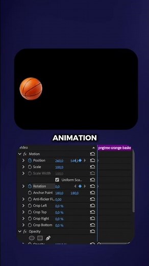 Keyframes in Premiere Pro #premierepro #videoediting #tutorial