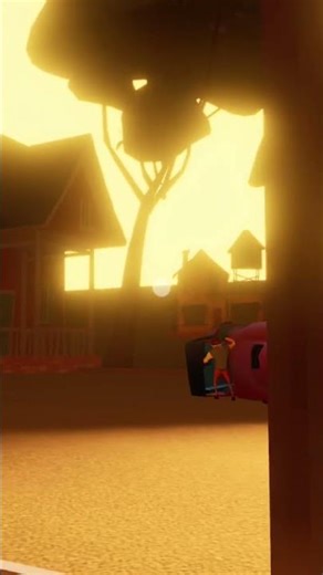 Hello neighbor scene