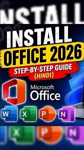 Install Microsoft Office in 2026 ✨️ #windows #officeinstallation #microsoftoffice