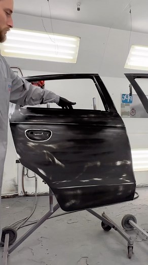 Got the new guy prepping new panels for me. Between the two doors on this job you can see big improvements. Slowly but surely getting the hang of sanding, seeing, and feeling what is right • #paint #bodyshop #painter #painting #paintlife #refinisherporn #refinishkulture #refinishfamily #shoplife #offthegun #painterlife #autobody #ppgrefinish #motivatedpainters #tips #tricks #tipsandtricks #car #cars #truck #trucks #follow #followme #yxebusiness #reels #yxe #saskatoon #inline #quality | Inline Pa