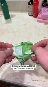 She was so excited 😭 #pranks #prank #viral #relationship #couplescomedy #funny #couples #comedy #elf #christmas | Hunna & Lib