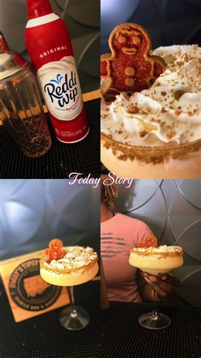 Gingerbread comfort in a glass — creamy, spiced, and topped with pure holiday joy. #GingerbreadNogMagic #dwaystipsytrailer #eggnog #merrychristmas #tiktokholidaycontest