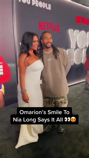 #Omarion’s Smile To #NiaLong Says It All 👀😍