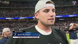 Austin Riley on moving to NLCS