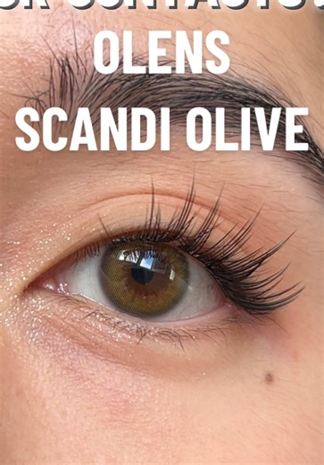 Olens Scandi Olive: Natural Comfort in Contact Lenses