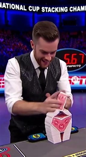 [AI] The Magician Who Speed-Builds Card Towers 😳🪄