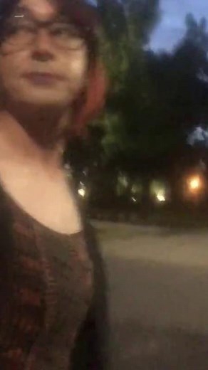 crossdresser public street walking transgender