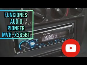 How to adjust and equalize the audio of a Pioneer MVHX385BT car stereo. #pioneer #caraudio