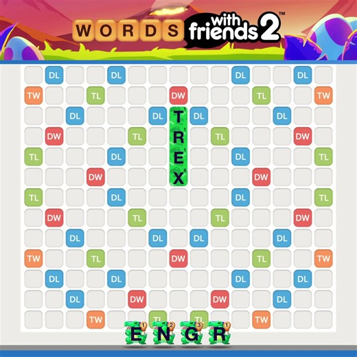24K views · 44 reactions | A tyrannosaurus flex!  The Green Plush T-Rex 練 Tile Style is here, Wordies! Get your bundle now before this tile style goes extinct: https://play.wordswithfriends.com/kfET/GreenPlushTRexFB #wordswithfriends #wordgames #trainyourbrains #brainteaser #trex #dinosaur | Words With Friends | Facebook