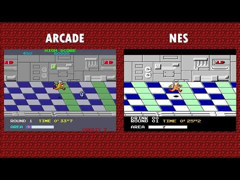 Arcade Vs NES - Metro-Cross