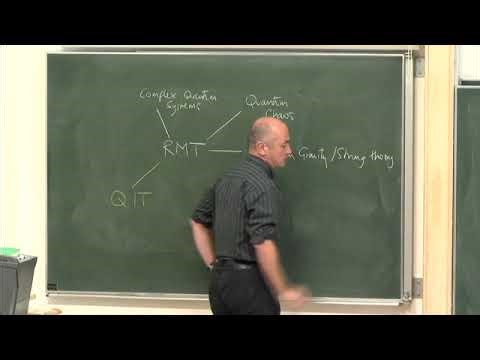 Prof. Jon Keating | Lecture 1: A Primer in Random Matrix Theory