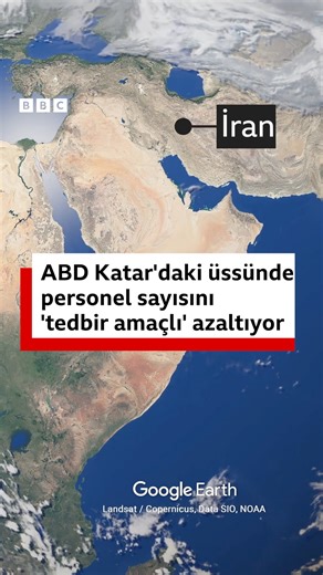BBC NEWS TÜRKÇE on Instagram: "ABD, Katar'daki El Udeid hava üssündeki personel sayısını azaltıyor. Yetkililer bunu "önleyici bir tedbir" olarak nitelendirdi. Katar hükümetinden yapılan açıklamada, bu adımın "mevcut bölgesel gerilimlere yanıt olarak" atıldığı belirtildi. Gelişme, ABD Başkanı Trump'ın, İran'da yetkililerin bu hafta hükümet karşıtı protestocuları idam etmeye başlaması durumunda "çok güçlü bir yanıt" vereceklerini söylemesinin ardından geldi. İran ise buna "komşu ülkelerdeki ABD 