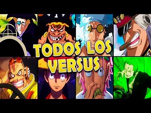 TODOS LOS VERSUS ENTRE LOS SOMBRERO DE PAJA Y LOS PIRATAS DE BARBANEGRA | ONE PIECE TEORIA