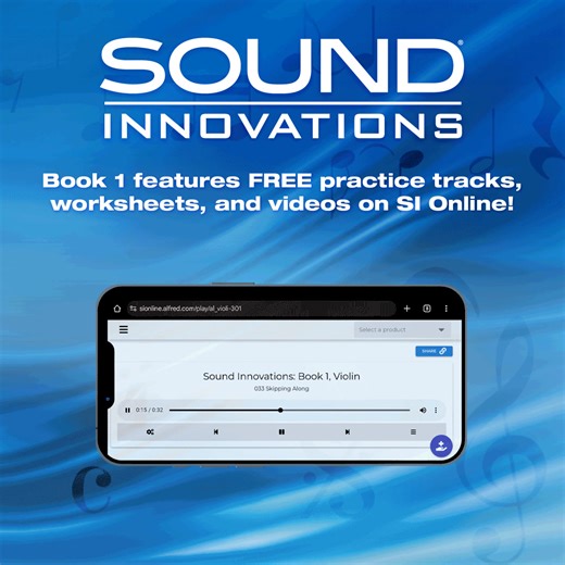 14K views | Every Sound Innovations book includes free access to SI Online, a robust platform for supplemental worksheets, practice tracks, alternate tunes, extra orchestra or concert band pieces, instrument-specific instructional videos, and more—all available with no login required. Your students can practice anywhere with internet access! Explore SI Online and many other reasons to switch to Sound Innovations. | Alfred Music | Facebook