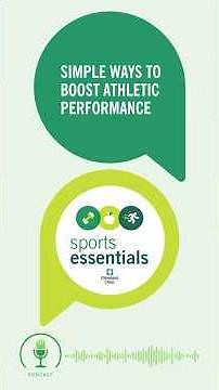 Simple ways to boost athletic performance.