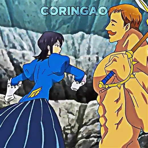 ESCANOR fell with JUST ONE PUNCH 💀👀 #nanatsunotaizai #escanor #anime #shorts