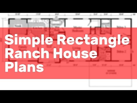 Simple Rectangle Ranch House Plans