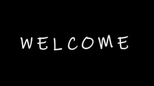Download animation welcome text video concept for free