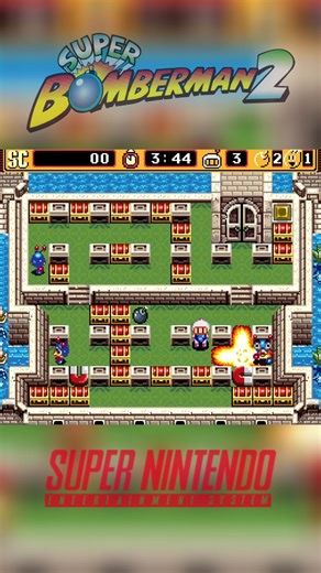 Super Bomberman 2 is a 1994 action maze video game developed by Produce! and published by Hudson Soft for the Super Nintendo Entertainment System. It is the second installment of the Super Bomberman series, part of the larger Bomberman franchise, and the only installment without a two-player story mode (although one was originally planned). #bomberman #snes #nintendo #retrogaming #supernintendo