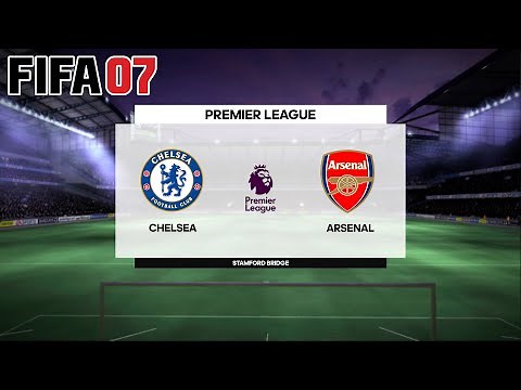 FIFA 07 (2007) - Chelsea vs Arsenal - Gameplay XBOX 360 HD [Xenia]