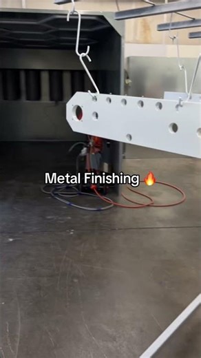 Metal finishing process #powdercoating #smallindustries #metalcoating