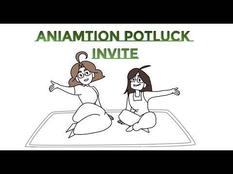 Animation Potluck Invite Animated!