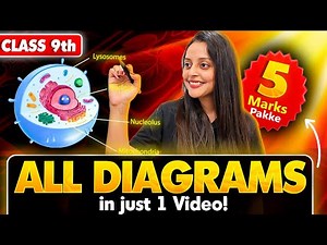 Class 9th Science - All Diagrams in 1 Video 🔥 | Most Important Diagrams | Sonam Maam