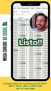 📊 Domina Excel y mejora tu desempeño en el trabajo Conocer Excel te dará una ventaja en cualquier sector. Aprende a usarlo de forma efectiva y profesional. 🔹 ¿Qué aprenderás? ✅ Métodos prácticos para analizar datos rápidamente. ✅ Uso avanzado de fórmulas y funciones esenciales. ✅ Creación de gráficos e informes impactantes. ✅ Manejo experto en cualquier versión de Excel. 🚀 Lleva tu productividad al siguiente nivel con este curso. 💬 Escribe "EXCEL" o contáctanos por WhatsApp 📲 y empieza hoy 