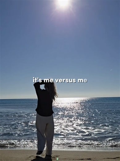 It's me versus me ... 🤍 from one healing heart to another #healingjourney #youarenotalone #youmatter