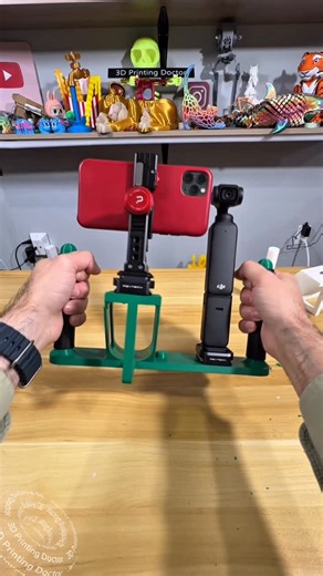 3D Printing Doctor | Making a multi camera rig to record vertical and horizontal videos at the same time! I am still working on it. Design will be released... | Instagram