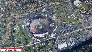 728K views · 149 reactions | The U.S. Air Force has announced three different bombers will flyover the Super Bowl in Tampa, Florida as the national anthem is being performed - the "first-of-its-kind of trifecta flyover" "B-1 + B-2 + B-52 = Super Bowl 55 Flyover!," as the Air Force put it on their page. | The National Desk - TND | Facebook