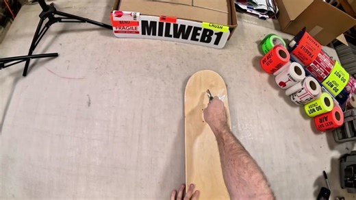 Skateboard Decals Application and Quality Testing Process