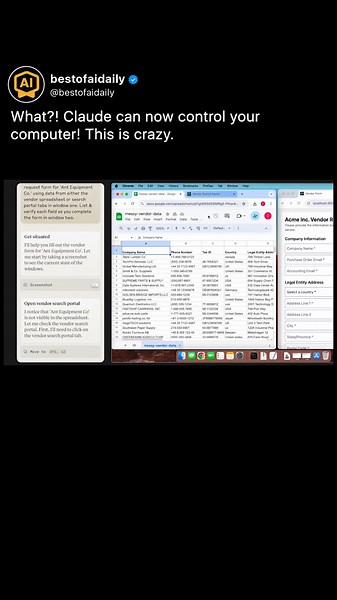 Wow! Claude now can control your computer. AI agents are the future and we are seeing a glimpse of it. #ai #aiagents
