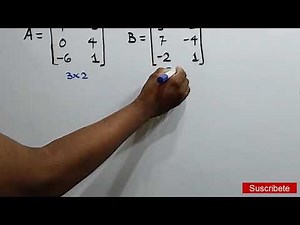 SUMA DE MATRICES 3X2/ PROFE LEONARDO