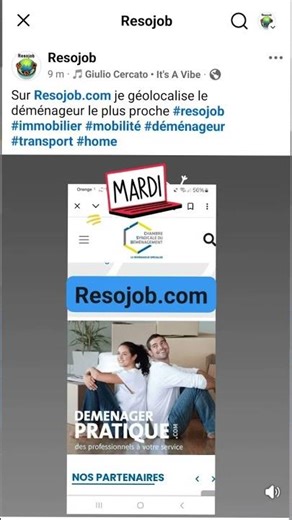 Moteur de recherche et de mise en ligne gratuit #resojob #emploi #formation #logement #transport