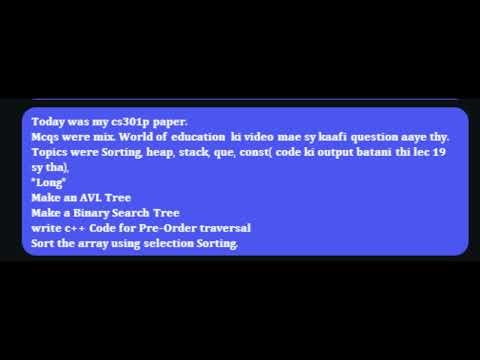 CS301p final term paper review 2026