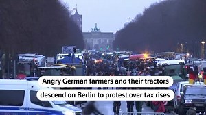 There's no more money, German minister tells rowdy farmers