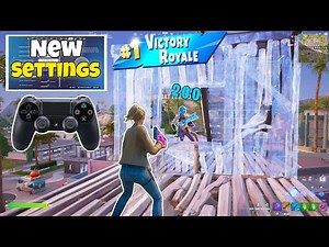 These new PS4 Controller settings gave me Aimbot on Fortnite Chapter 7 | PS5 Gameplay 120FPS