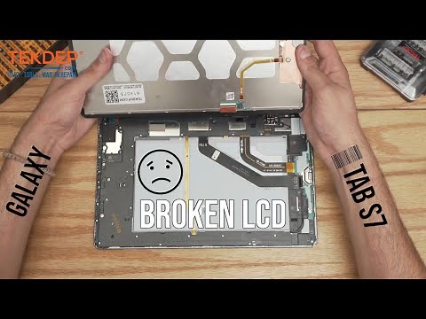 Samsung Galaxy Tab S7 - Broken Screen Replacement Repair Guide