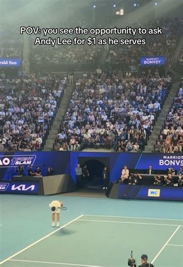 Andy Lee’s Dollar Serve at the Australian Open