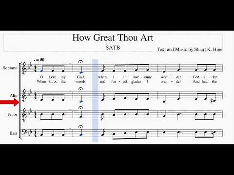 How Great Thou Art | SATB | Alto Part