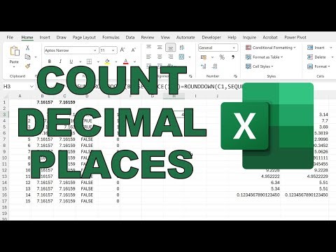 For how many decimal places are the numbers the same in excel | LAMBDA