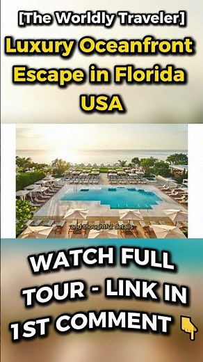 Luxury 😲 Oceanfront Escape in Florida USA #FourSeasonsPalmBeach #PalmBeachLuxury #BeachfrontResort