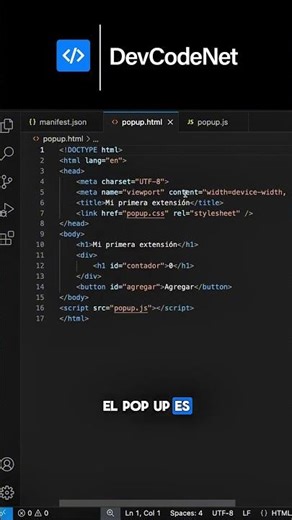 Cómo crear una extensión de Chrome en 60 segundos #javascript #tutorial #programming