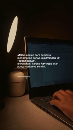 malam adalah... #malam #semesta #lelah #fyp #viral #quotes