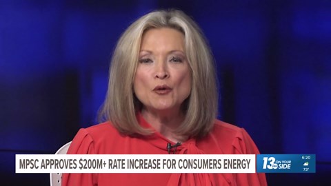 MPSC approves $200M+ rate increase for Consumers Energy