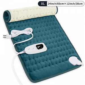 Heating Pad,Electric Heating Pads for Back,Neck,Abdomen,Moist Heating Pad for Shoulder,Knee,Arms,Legs,Dry/Moist Heat & Auto Shut Off,Birthday Gifts for Men and Women, 24x12 Inch