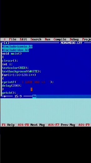 ✨I LOVE YOU💕program in C++🔥#coding #shorts #viralshort